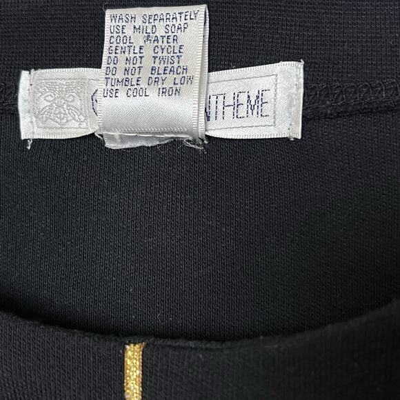 Vintage Chrysantheme Christmas Top Womens Medium Pullover Ornaments Holiday Fun - Picture 5 of 9